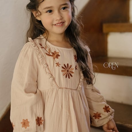 [予約] Dore Fleur dress/ OREN by Hibyebebe