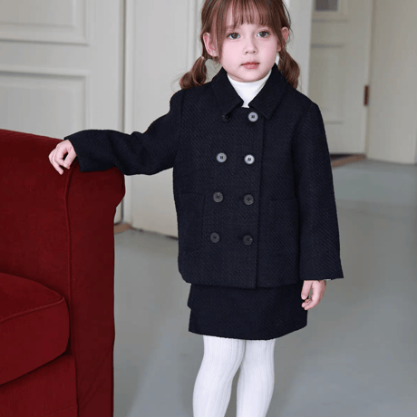 [予約] Regent Navy Jacket & Skirt Set