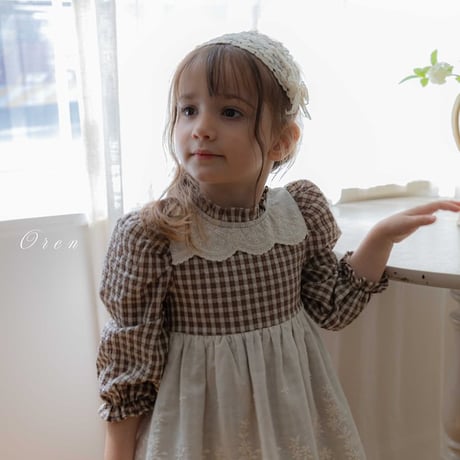 [予約] Cocobell Apron One-piece/ OREN by Hibyebebe
