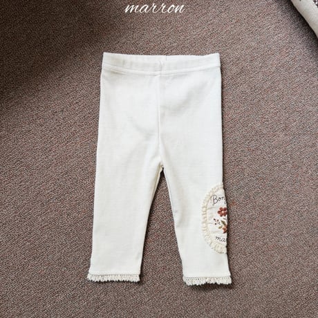 [予約] Bonjour Leggings/ marron
