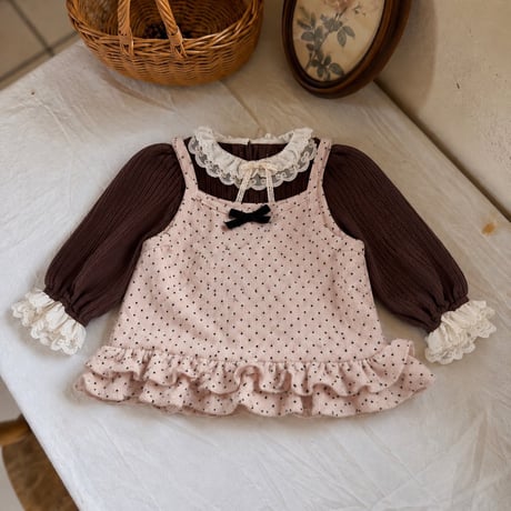 [予約] Milk T-shirt/ marron