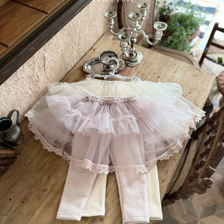 [予約] Kra Cancan Tutu (Fleece-Lined)/ marron