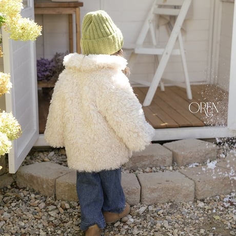 [予約] Bernie Toggle Fur Jacket/ OREN by Hibyebebe