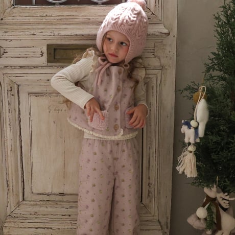 [予約] Lulu quilted pants /  Puella FLO