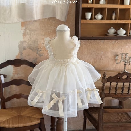 [予約] Candy Apron/ marron