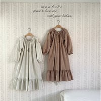 [予約] Olivia Embroidery Dress (Adult)/ Monbebe