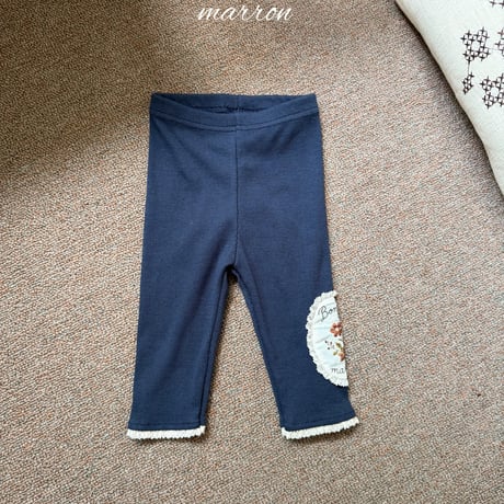 [予約] Bonjour Leggings/ marron