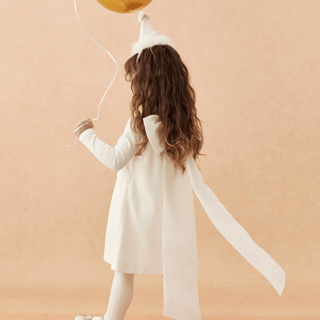 [予約] Ivory Grace Bow Dress