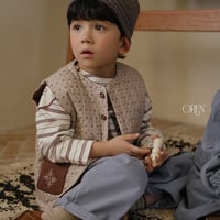 [予約] Morris Padded Vest (3oz)/ OREN by Hibyebebe