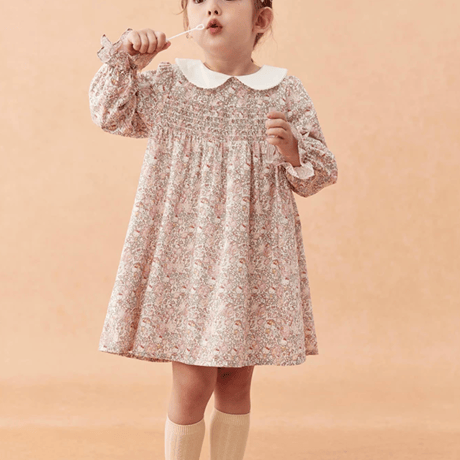 [予約] Petit Garden Smocked Dress