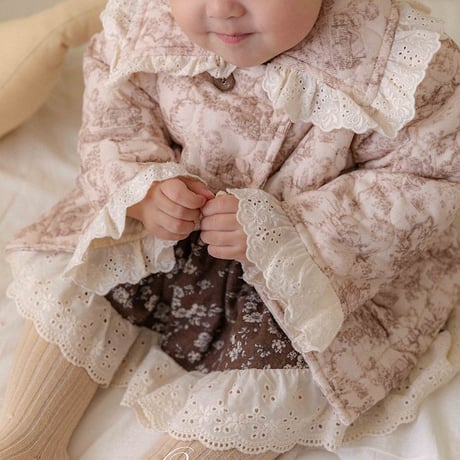 [予約]Merry Lulu padding Jacket/ OREN by Hibyebebe