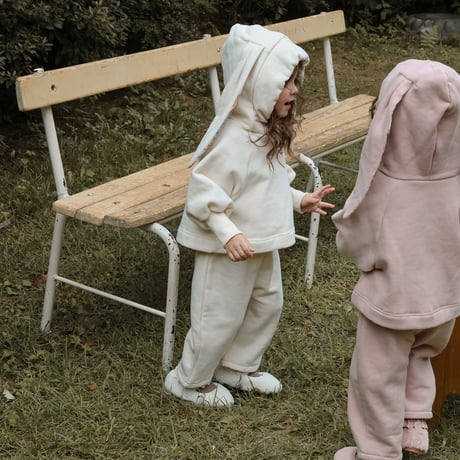 [予約] Bunnies hooded T-shirt/ Puella FLO