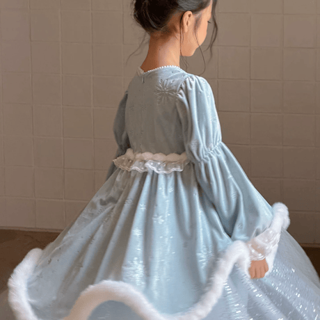 [予約] Frost Symphony Princess Dress(&Cape SET)