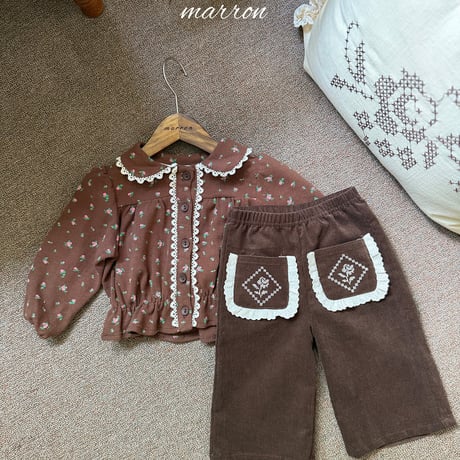 [予約] Mary Blouse/ marron