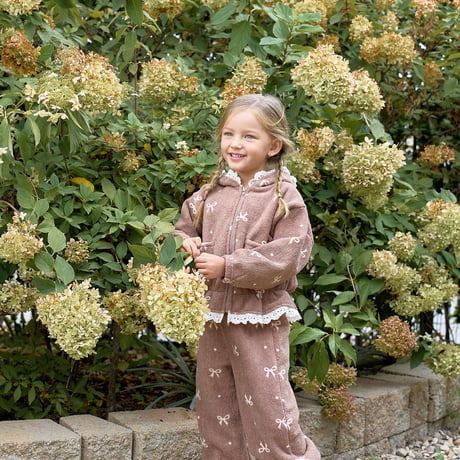 [予約] Ribbon Pants/ marron