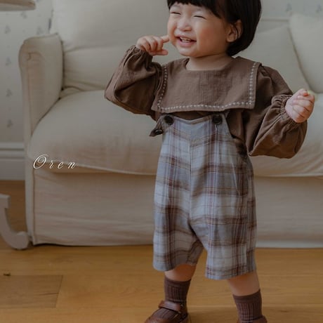 [予約] Leo Classic Overalls (Bib Overalls)/ OREN by Hibyebebe