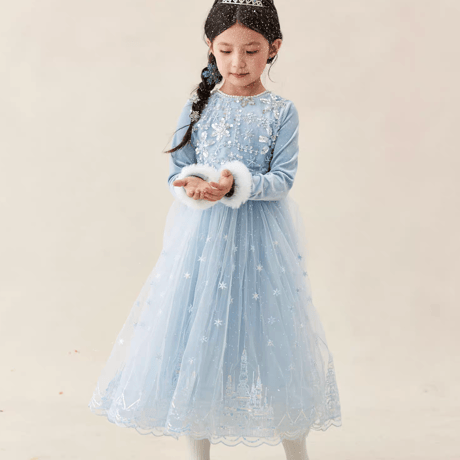 [予約] Ice Palace Princess Dress + Cape SET