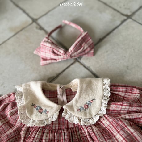 [予約] Chapel headband/ marron