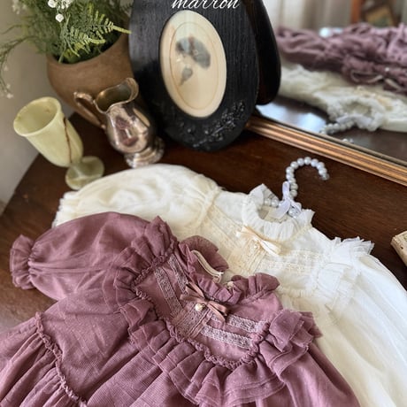 [予約] Nook Dress / marron