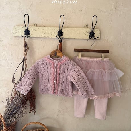 [予約] Elle Knit Cardigan/ marron