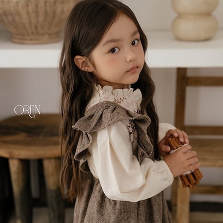 [予約] Solen Suspenders Dress/ OREN by Hibyebebe