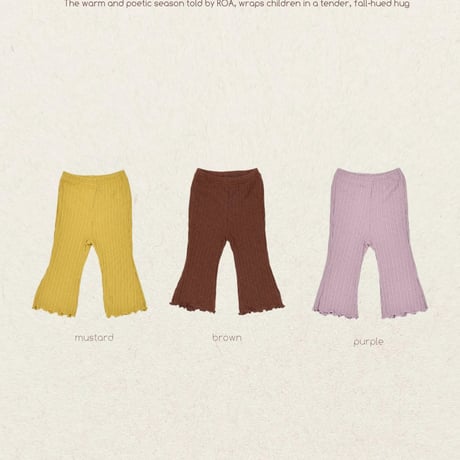[予約] Loen Pants/ Roa