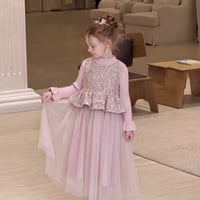 [予約] Starlight Peplum Tulle Dress & T-shirt