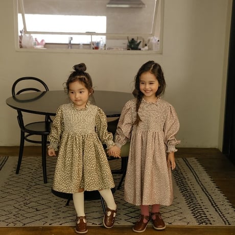 [予約] Margo Leopard Dress/ OREN by Hibyebebe