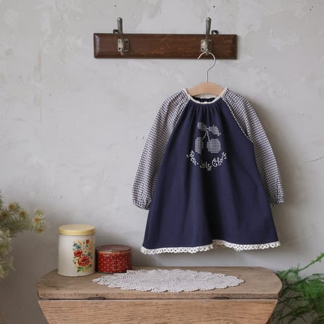 [予約] Cherry mini dress/ Puella FLO