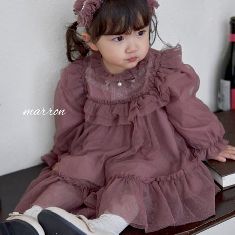 [予約] Nook Dress / marron