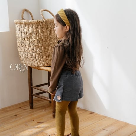 [予約] Marmont Cable Knit Tights/ OREN by Hibyebebe