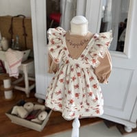 [予約] Flower Apron/ marron