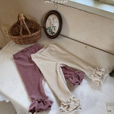 [予約] Hug Leggings/ marron