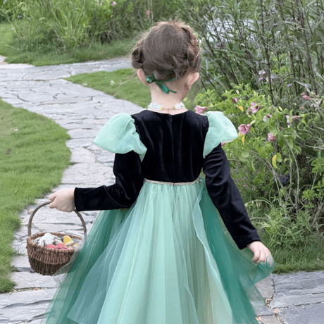 [予約] Evergreen Waltz Princess Dress (&Cape SET)