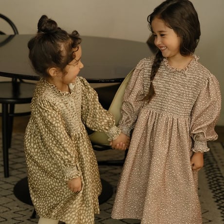 [予約] Margo Leopard Dress/ OREN by Hibyebebe
