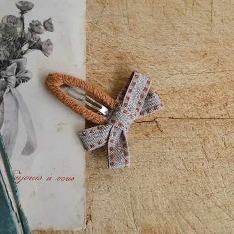 [予約] Canelé snap hairpin/  Puella FLO
