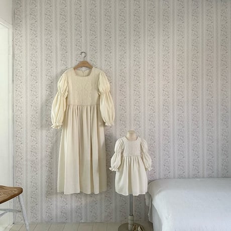 [予約] Rose Lace Dress (Adult)/ Monbebe