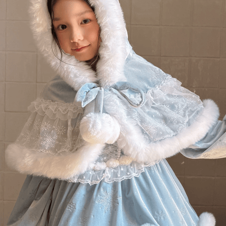 [予約] Frost Symphony Princess Dress(&Cape SET)