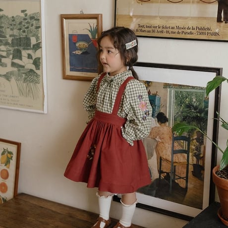 [予約] Autumn Bloom Skirt/ OREN by Hibyebebe