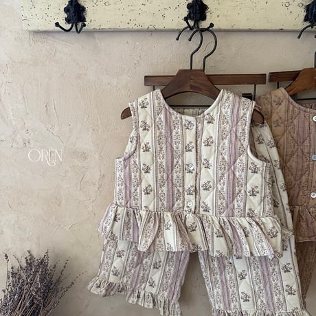[予約] Groot vest quilted padding Setup/ OREN by Hibyebebe