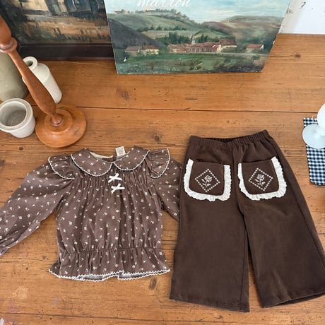 [予約] Shine Blouse/ marron