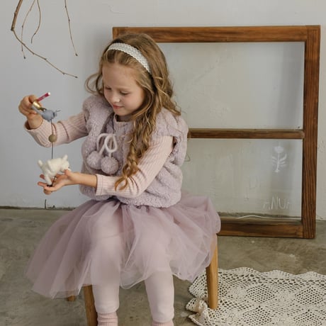 [予約] Moen tulle skirt leggings/ Puella FLO