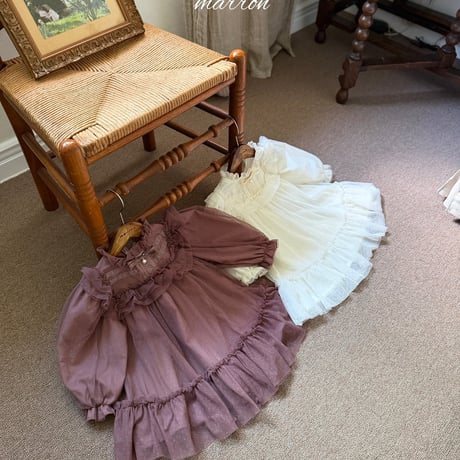 [予約] Nook Dress / marron