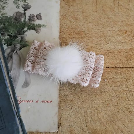 [予約] Madeleine mink pair hairpins/  Puella FLO