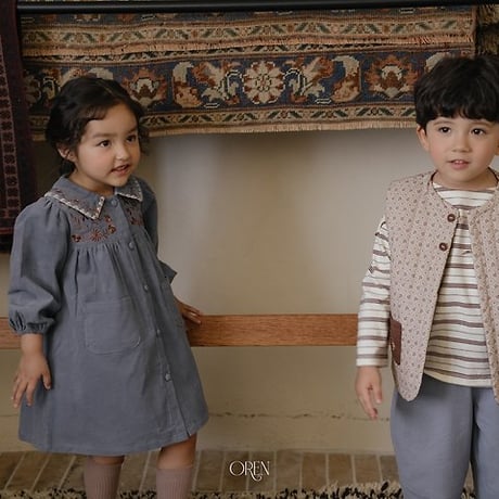 [予約] Morris Padded Vest (3oz)/ OREN by Hibyebebe