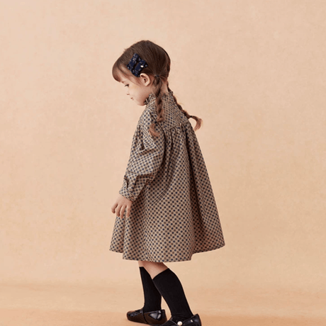 [予約] Petite Dot Ruffle Dress
