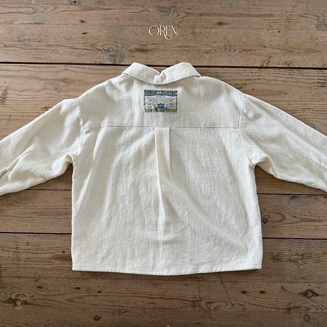 [予約] Edwin Embroidered Shirt/ OREN by Hibyebebe
