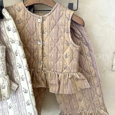 [予約] Groot vest quilted padding Setup/ OREN by Hibyebebe