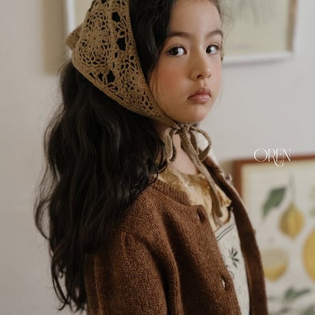 [予約] Maison Crochet Hood (Suitable for Adults)/ OREN by Hibyebebe