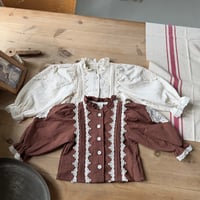 [予約] Motive Blouse/ marron
